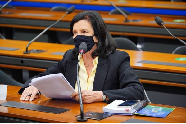 Deputada Angela Amin esteve entre os dois deputados catarinenses que votaram contra o voto impresso – Foto: Reprodução/ND