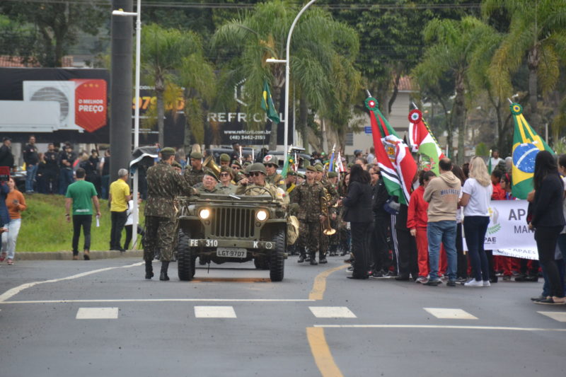 As unidades do Exército Brasileiro são sempre atração nos desfiles de 7 de setembro. – Foto: Divulgação