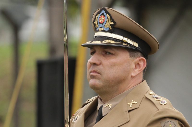 Tenente-coronel Dimitri ser&aacute; promovido em solenidade que tem promo&ccedil;&atilde;o de cinco soldados por merecimento. – Foto: Comunica&ccedil;&atilde;o 9 BPM