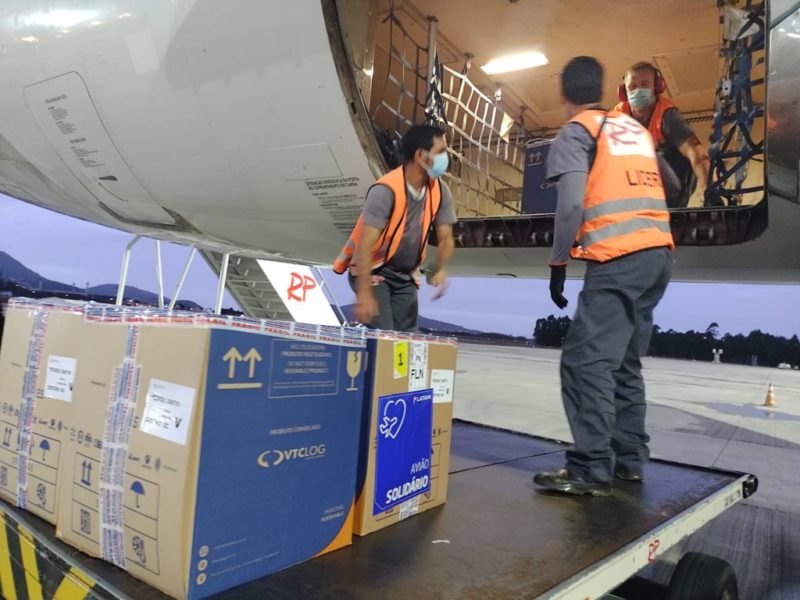 Chegada de vacinas nesta segunda-feira: remessa ser&aacute; exclusiva para a D2 – Foto: Dive SC/divulga&ccedil;&atilde;o
