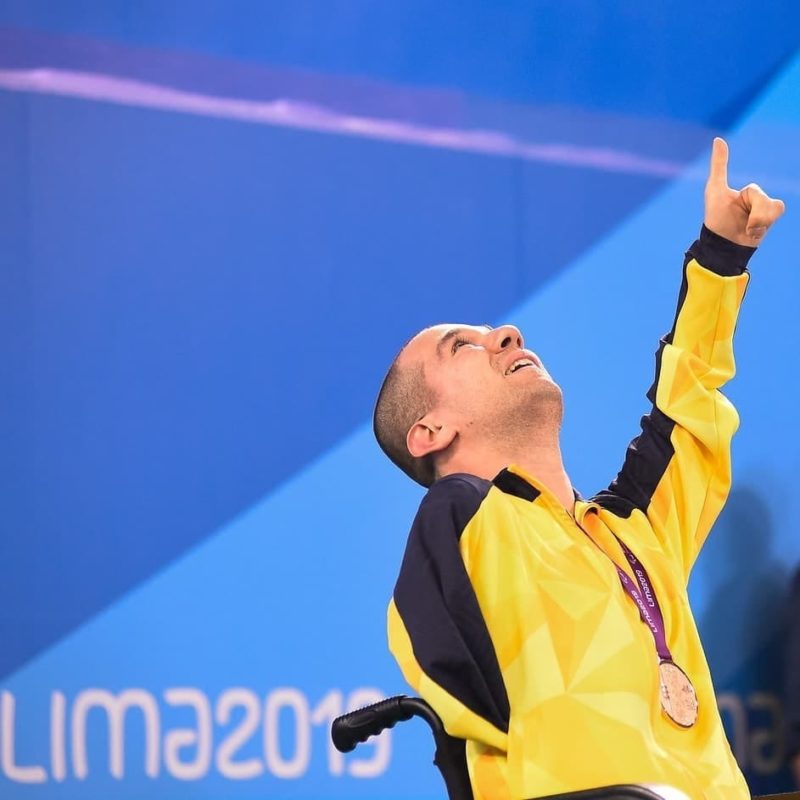 Paratleta vai participar de sua primeira Paralimpíada – Foto: Divulgação/Bruno Becker/ND