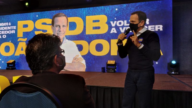 João Doria atacou Lula em Bolsonaro em Florianópolis