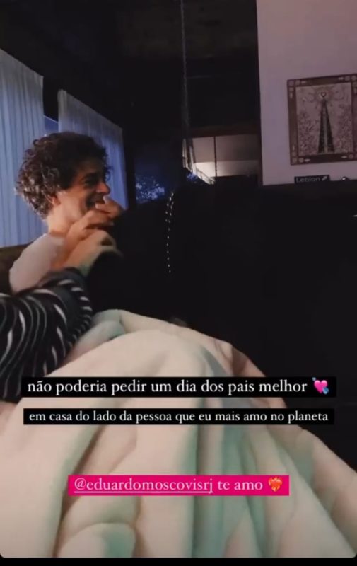 Du Moscovis passa o Dia dos Pais ao lado da filha – Foto: Redes sociais/Reprodu&ccedil;&atilde;o