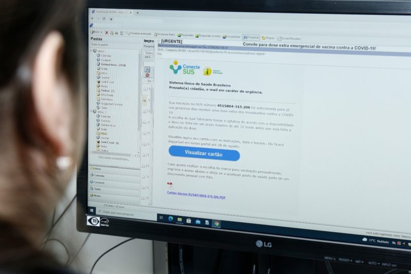 E-mail est&aacute; circulando na cidade e prefeitura orienta sobre golpe – Foto: Divulga&ccedil;&atilde;o/ND