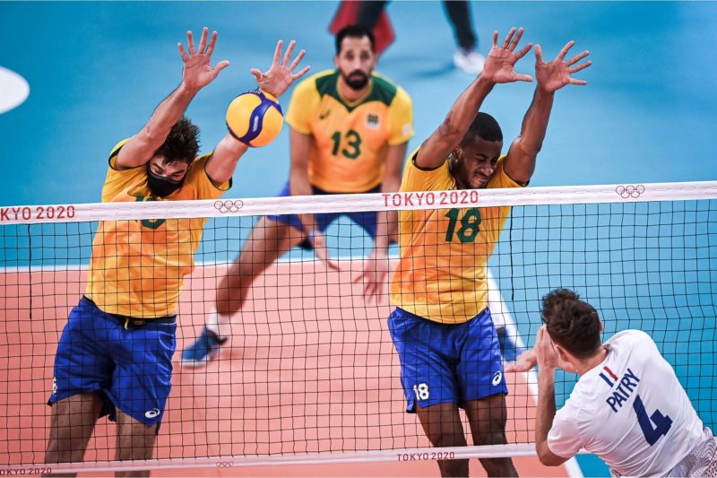 Brasil agora vai encarar a equipe do Japão nas quartas de final – Foto: World Volleyball/divulgação