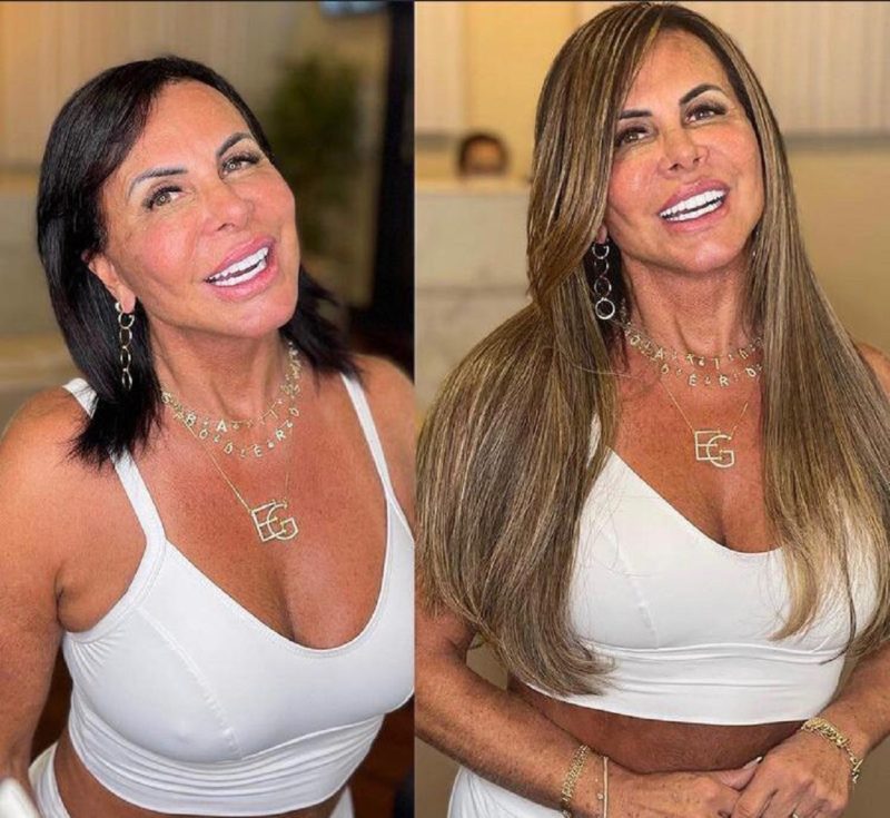 Visual de Gretchen tamb&eacute;m chamou a aten&ccedil;&atilde;o dos internautas na &eacute;poca – Foto: Reprodu&ccedil;&atilde;o/Instagram