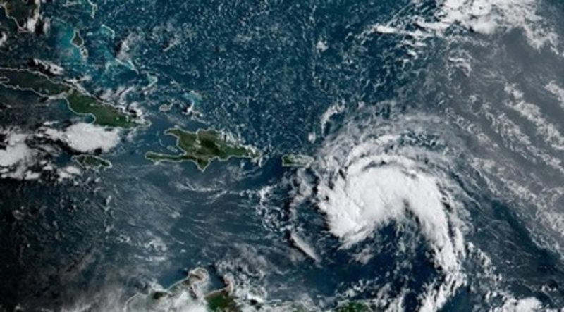 Tempestade tropical Grace deve atingir o Haiti nesta segunda (16) – Foto: Reprodução/Twitter