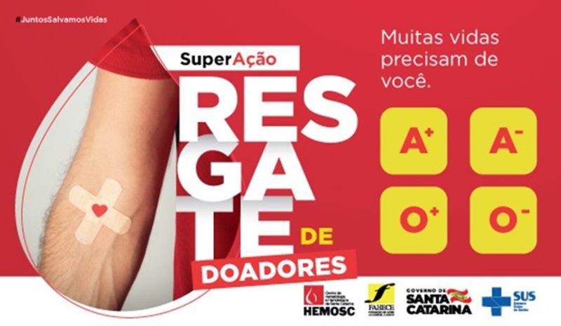 Nova campanha do Hemosc – Foto: Divulgação/ND