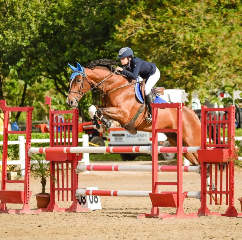 Amazona Maria Vitoria Gast&atilde;o da Rosa, representante da Sociedade H&iacute;pica Catarinense&nbsp;– Foto: Divulga&ccedil;&atilde;o/ND