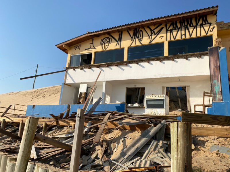 Dunas invadiram casas nos Ingleses – Foto: Divulga&ccedil;&atilde;o/ND