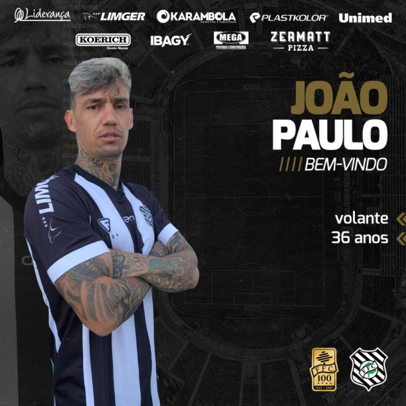 Jo&atilde;o Paulo, Volante, Figueirense, – Foto: Figueirense;Divulga&ccedil;&atilde;o/ND