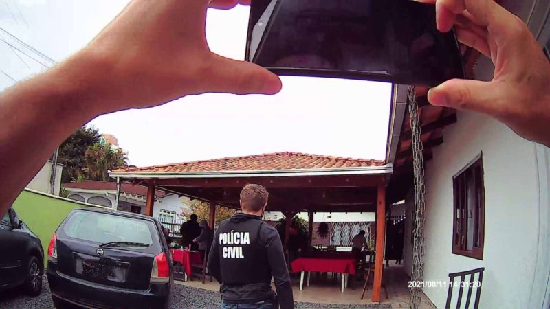 Casa foi interdita por explorar jogos de azar em Joinville – Foto: PC/Divulga&ccedil;&atilde;o