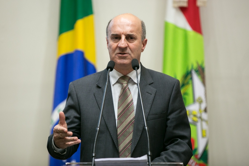 O deputado José Milton Scheffer é atual líder do governo na Assembleia Legislativa. – Foto: Alesc