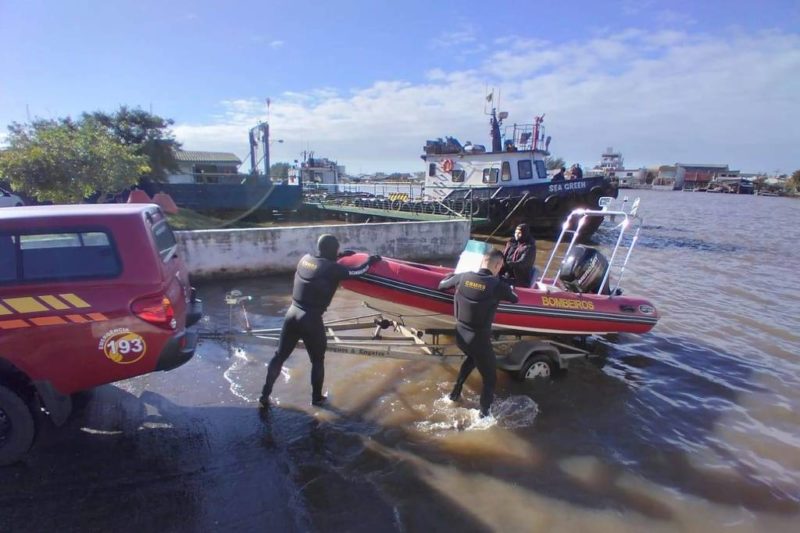 O corpo de Miguel foi encontrado no rio Tramandaí, em Imbé – Foto: Correio de Imbé/Divulgação/ND