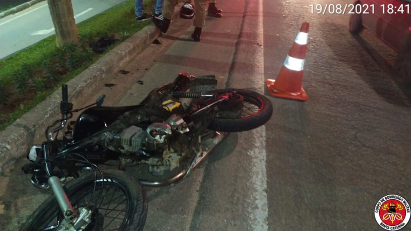 N&atilde;o h&aacute; informa&ccedil;&otilde;es sobre a causa do acidente – Foto: Corpo de Bombeiros/Divulga&ccedil;&atilde;o/ND