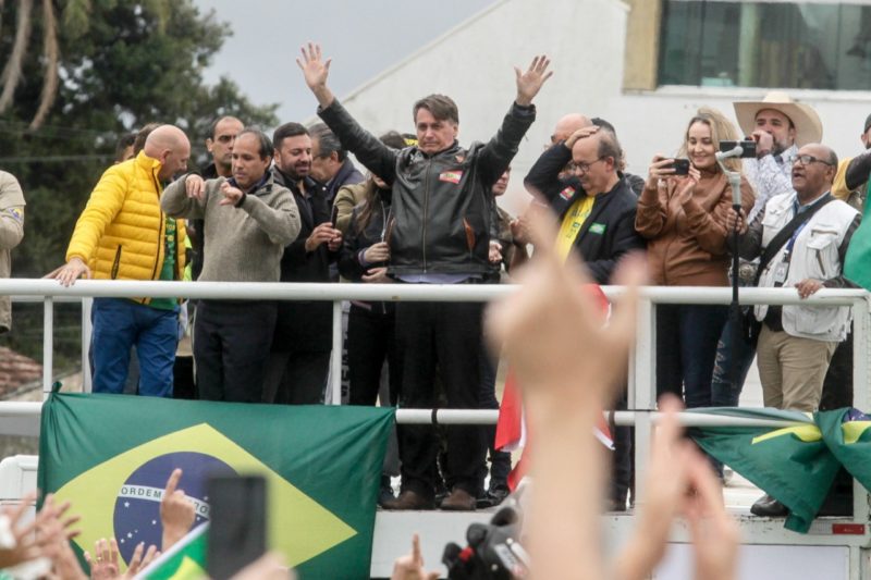 Bolsonaro defendeu, mais uma vez, a contagem p&uacute;blica dos votos – Foto: L&eacute;o Munhoz/ ND