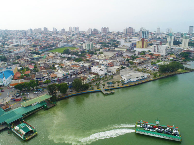 O porto navegantino teve um crescimento de 42,1% no primeiro semestre de 2021 &#8211; Foto: Secretaria de Comunicação da Prefeitura de Navegantes/Divulgação