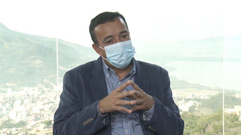 O presidente da Câmara de Vereadores falou ao Grupo ND sobre o Plano Diretor e novo concurso público – Foto: NDTV/ Divulgação