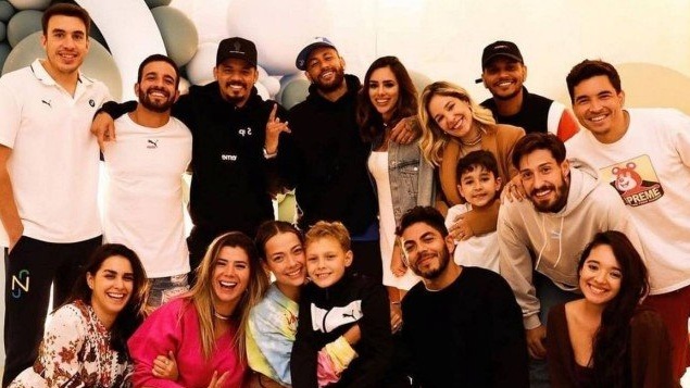 Neymar e Bruna Biancardi em festa de Davi Lucca – Foto: Reprodução/Instagram/ND