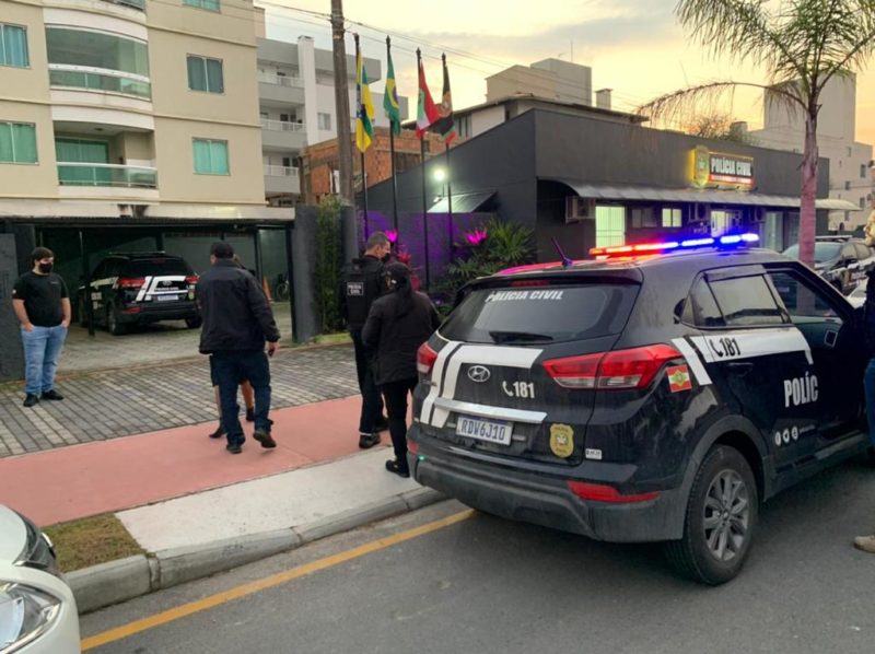 Opera&ccedil;&atilde;o policial desmontou cracol&acirc;ndia de Bombinhas – Foto: Pol&iacute;cia Civil/Divulga&ccedil;&atilde;o