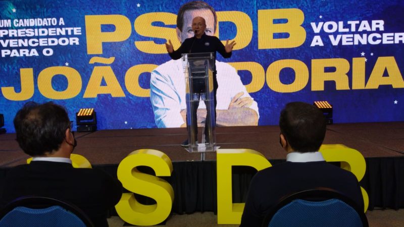 Paulo Bauer no encontro com Doria em Florianópolis