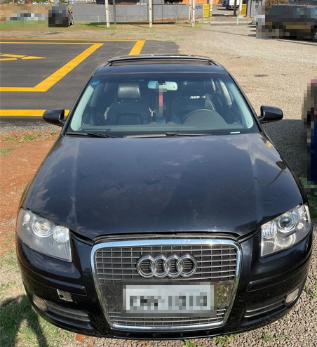 Criminoso utilizava carro de importado que também foi apreendido – Foto: Polícia Civil/Divulgação ND