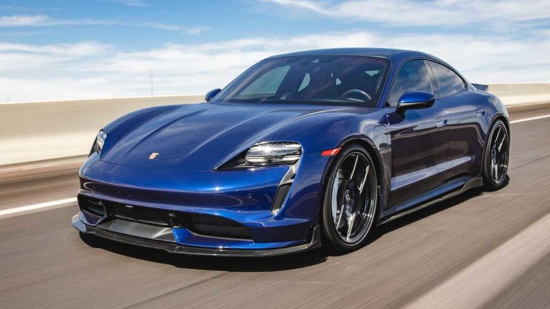 Porsche Taycan: avaliado em mais de R$1 mi – Foto: Porsche/divulga&ccedil;&atilde;o