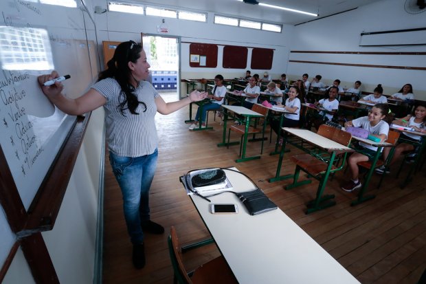 Professores da rede estadual de educação; professores vão receber um dos maiores pisos do Brasil &#8211; Foto: Maurício Vieira/Secom
