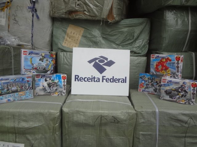 Brinquedos são avaliados em R$ 1,8 milhão – Foto: Receita Federal/Divulgação