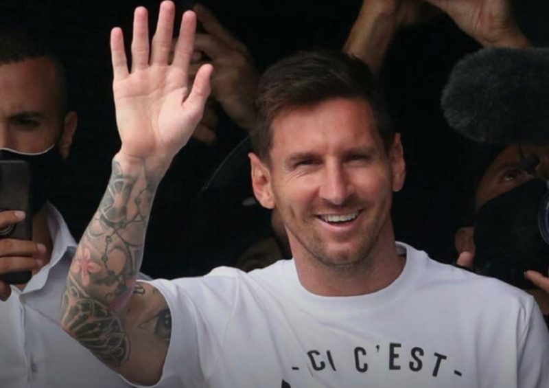 Lionel Messi é o novo jogador do Paris Saint-Germain – Foto: Reprodução/ Instagram Le Parisien