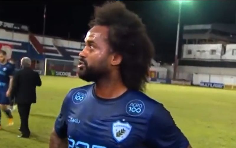 Celsinho denunciou o caso de racismo no s&aacute;bado (28), no Augusto Bauer, em Brusque – Foto: Reprodu&ccedil;&atilde;o/Internet/ND