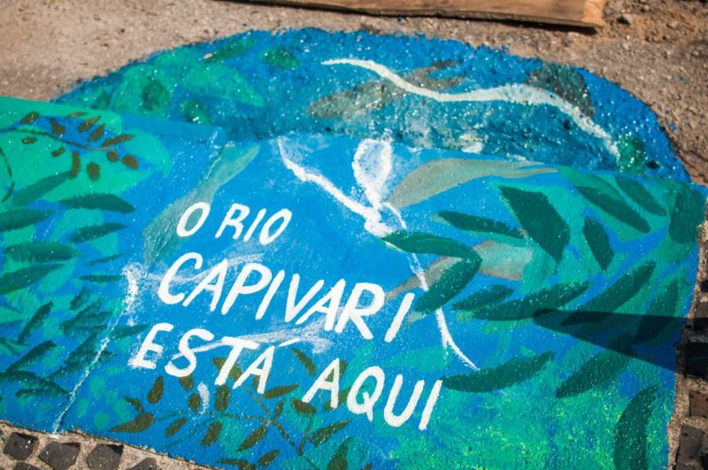 A boca de lobo foi escolhida por ser o ponto mais próximo onde o Rio Capivari deságua na praia dos Ingleses – Foto: Tito Pereira/Trato Pelo Capivari/Divulgação/ND