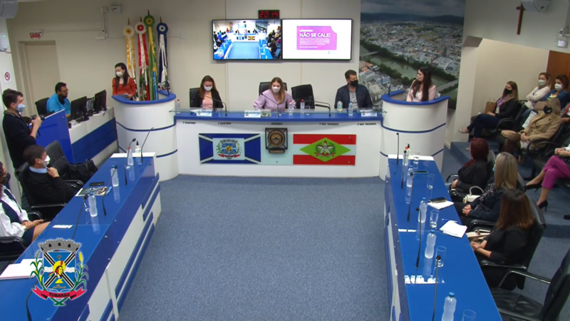 A elei&ccedil;&atilde;o de prefeito e vice em Tubar&atilde;o acontece no dia 7 de agosto na C&acirc;mara de Vereadores. – Foto: C&acirc;mara de Vereadores de Tubar&atilde;o/ Divulga&ccedil;&atilde;o ND