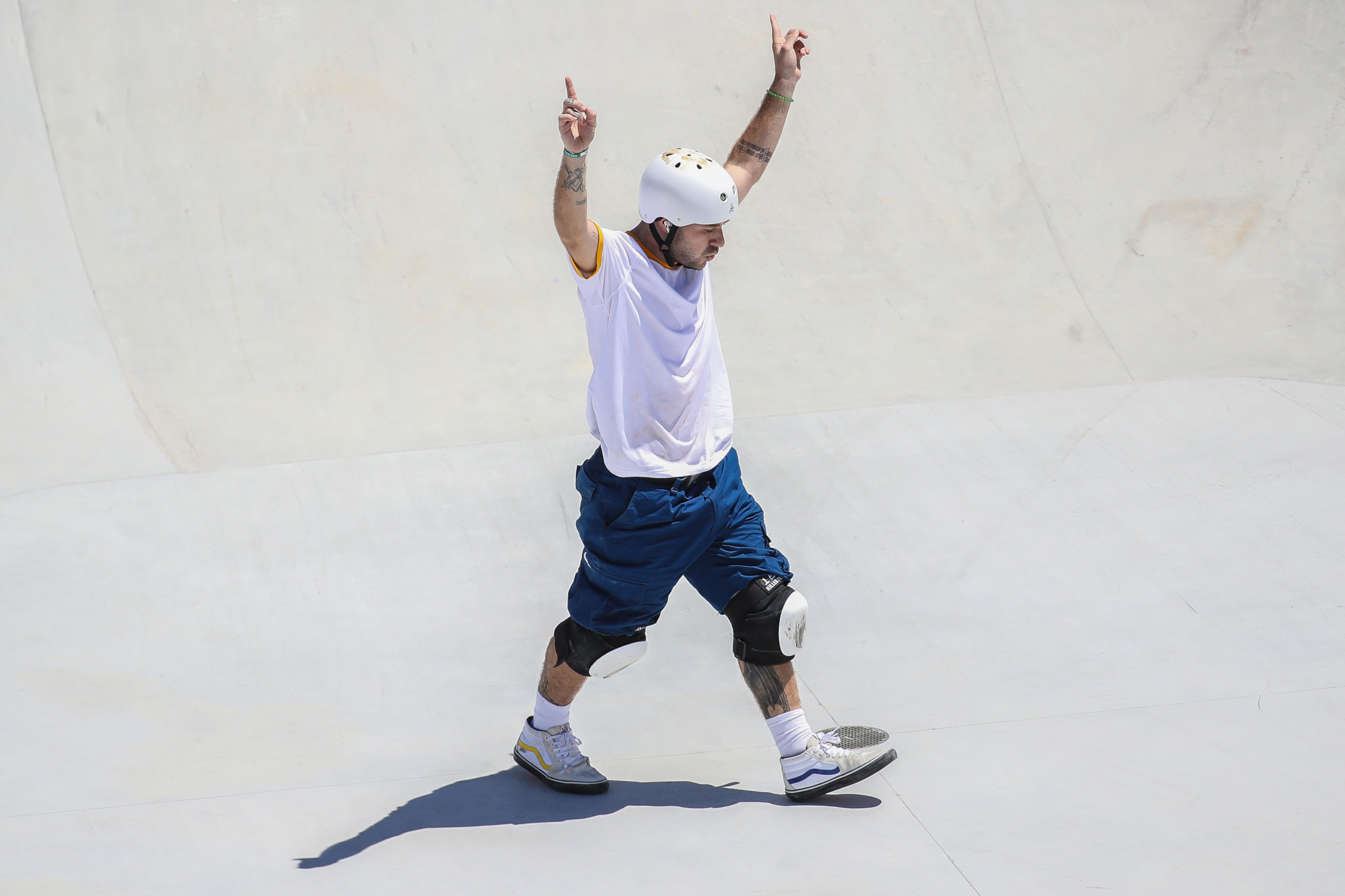 Pedro Barros conquista a medalha de prata no Skate Park nos Jogos