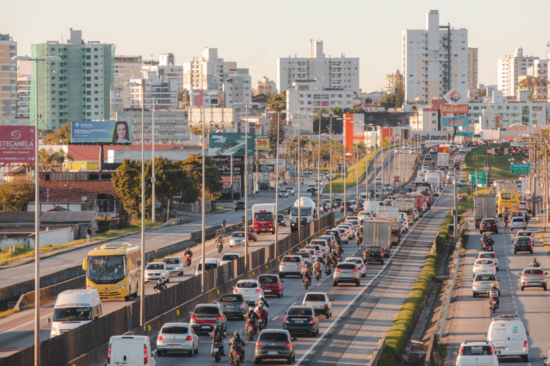 A principal rodovia catarinense &eacute; fator fundamental para aquecer a economia – Foto: Jos&eacute; Somensi Fotografia/ND