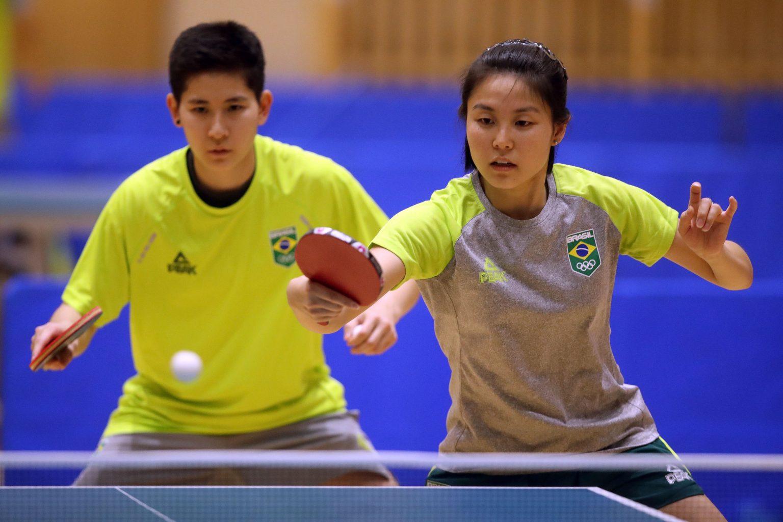 Equipe feminina do Brasil de tênis de mesa estreia no torneio por equipes  contra Hong Kong - Surto Olímpico