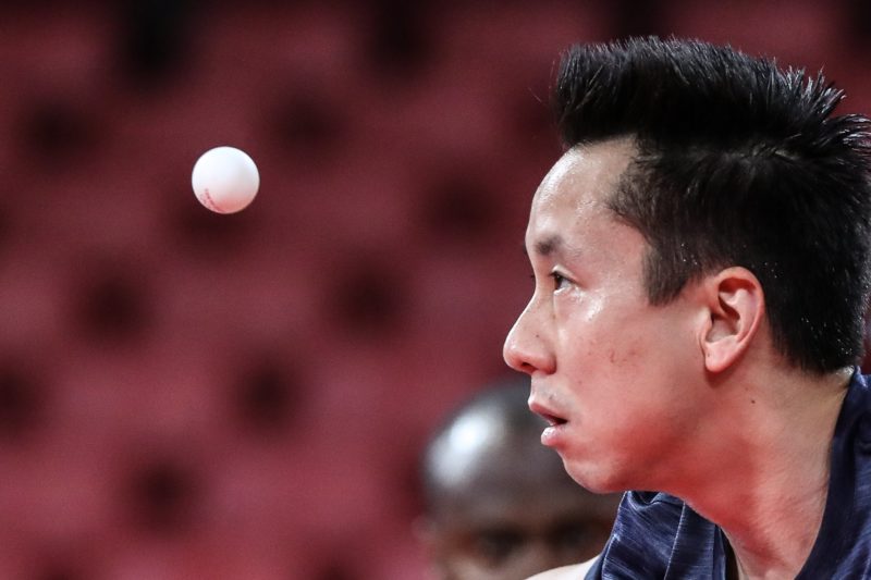 Brasil encara a Cor&eacute;ia do Sul na pr&oacute;xima fase do t&ecirc;nis de mesa masculino – Foto: Wander Roberto/COB