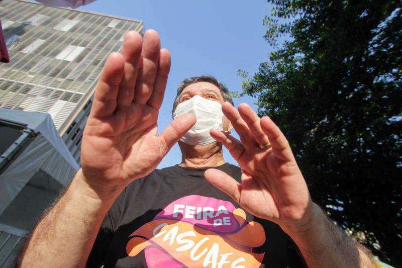 Vice-prefeito Top&aacute;zio Silveira Neto comemorou o sucesso do evento – Foto: Leo Munhoz/ND