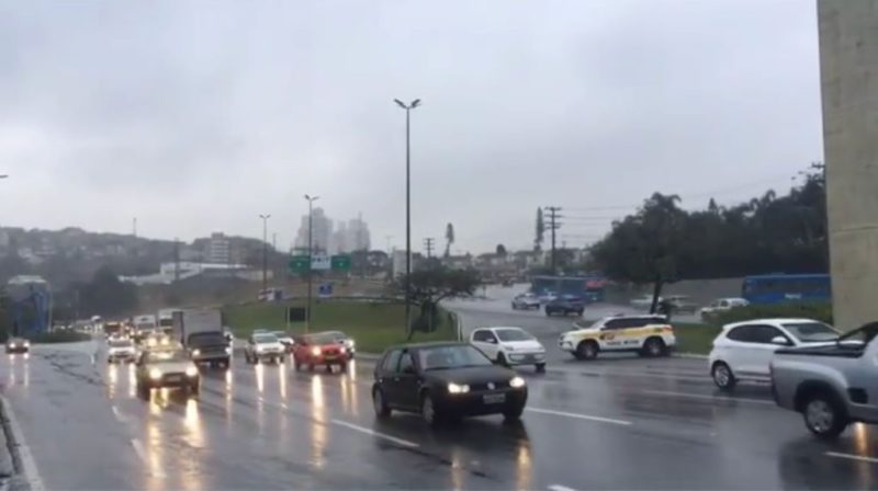 Florian&oacute;polis tem registro de filas e tr&acirc;nsito lento nesta segunda-feira (30) – Foto: GMF/Divulga&ccedil;&atilde;o/ND