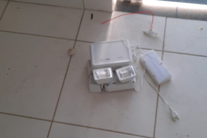 Unidade de sa&uacute;de do bairro Itinga foi alvo de vandalismo e furto – Foto: Divulga&ccedil;&atilde;o/ND