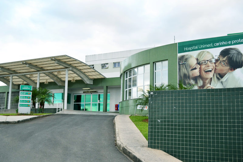 A Unimed/Criciúma possui dois hospitais e um terceiro em construção. – Foto: Divulgação