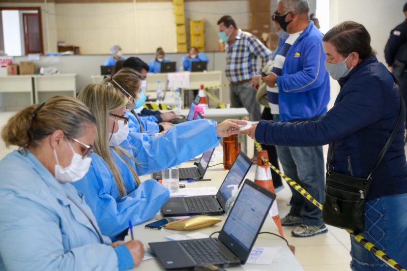 Durante a pandemia da Covid-19, o governo insistiu na contrata&ccedil;&atilde;o de mais ACTs – Foto: SES/Divulga&ccedil;&atilde;o/ND