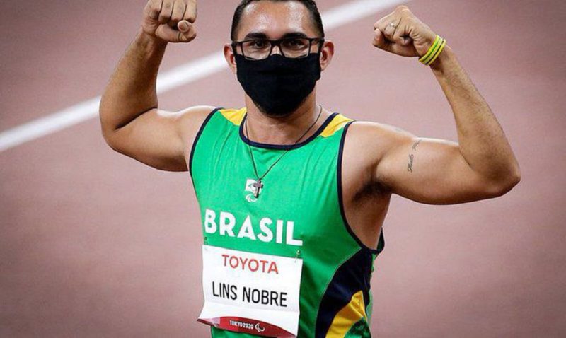 Brasileiro C&iacute;cero Nobre ficou com o bronze neste s&aacute;bado (28) nas Paralimp&iacute;adas – Foto: Wander Roberto / CPB