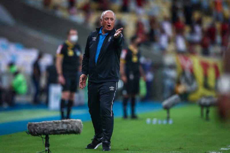 Felipão ficou satisfeito com a atuação do Grêmio
