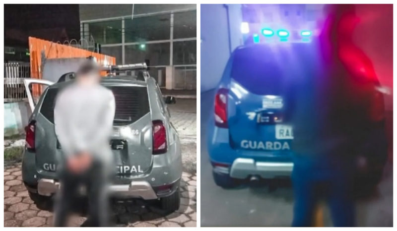 Dois homens são presos por agredirem as companheiras em Balneário Camboriú – Foto: Reprodução/NDTV RecordTV