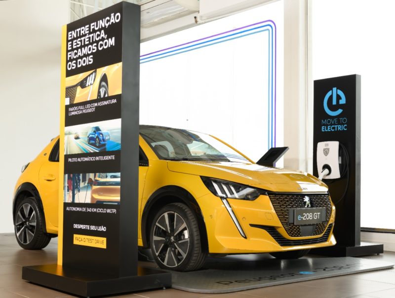 Pegeot 208 el&eacute;trico, – Foto: Divulga&ccedil;&atilde;o/ND