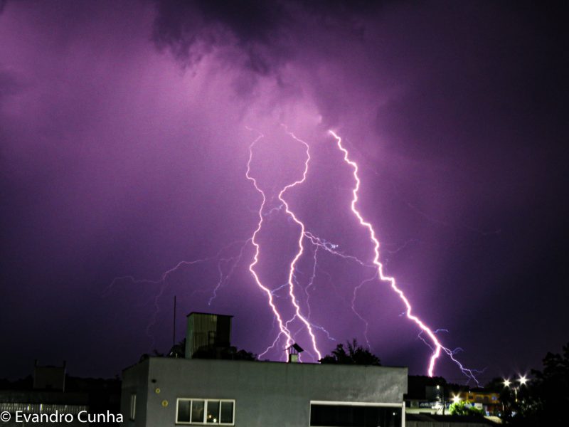 Previs&atilde;o &eacute; de temporal no Oeste de SC – Foto: Evandro da Cunha/ND