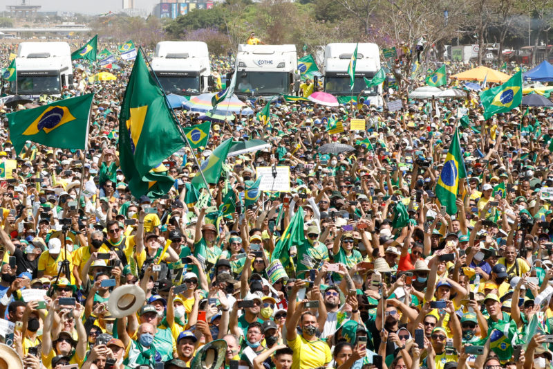 Atos est&atilde;o programados ap&oacute;s cinco dias das manifesta&ccedil;&otilde;es bolsonaristas de 7 de Setembro – Foto: Alan Santos/PR/ND