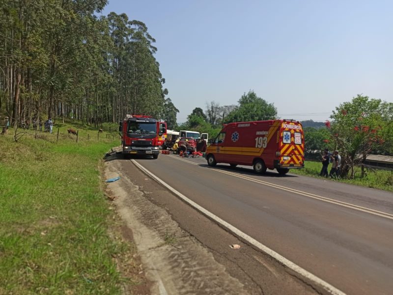 Acidente ocorreu em uma curva da SC-157 – Foto: Polícia Civil/ND