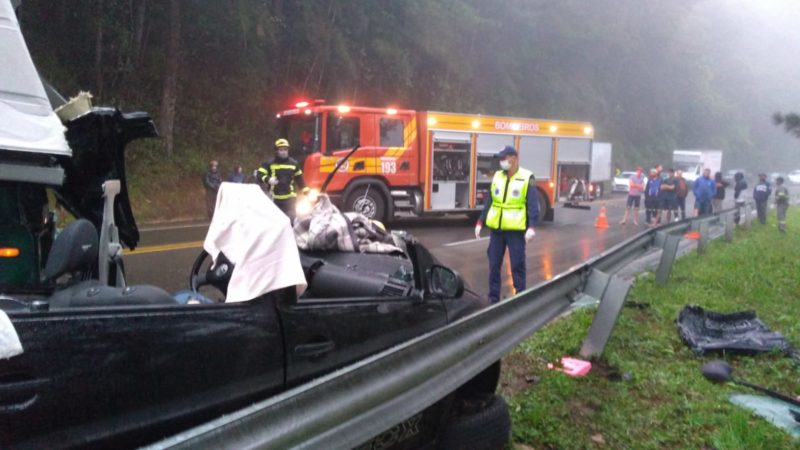 Acidente ocorreu na tarde de quinta-feira, na BR-280 – Foto: 9BBM/Divulgação